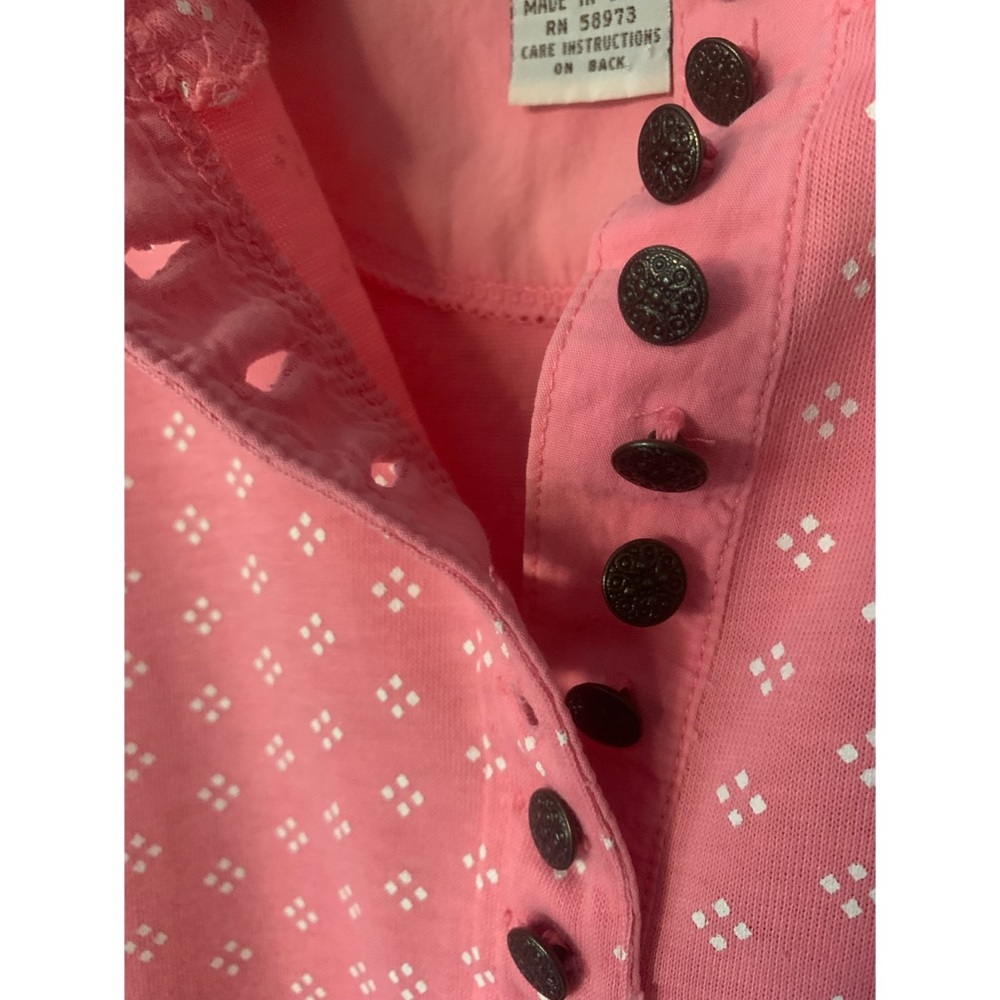 90s Vintage Button Up Tee - Picture 3 of 8